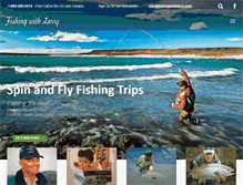Tablet Screenshot of fishingwithlarry.com